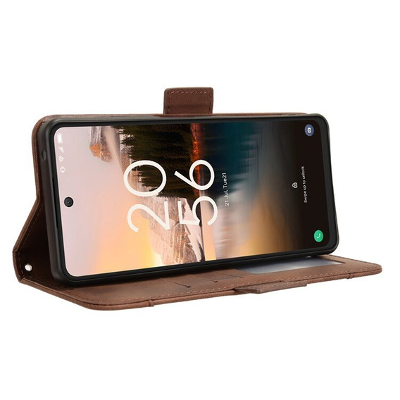 Klapkové puzdro pre TCL 40 NxtPaper, Card Slot, hnedé
