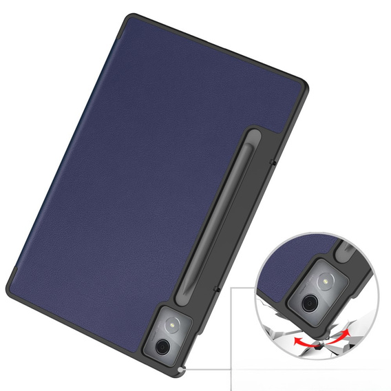 Puzdro pre Lenovo Idea Tab Pro, Smartcase, tmavomodré