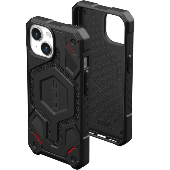 Urban Armor Gear Obal na mobil pre iPhone 15 Plus, Monarch Pro Kevlar MagSafe, čierne
