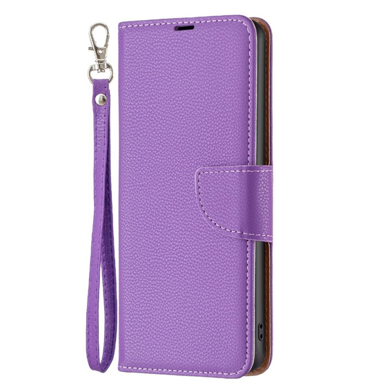 Klapkové puzdro pre Samsung Galaxy A54 5G, Wallet Litchi Magnet, fialové