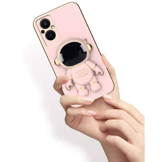 Obal na mobil pre Oppo Reno7 Lite 5G, Astronaut, ružové