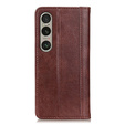 Flipové puzdro pre Sony Xperia 1 VI, Split Leather, hnedé