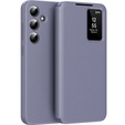 Flipové puzdro pre Samsung Galaxy S24+ Plus, Smart View Wallet, fialové