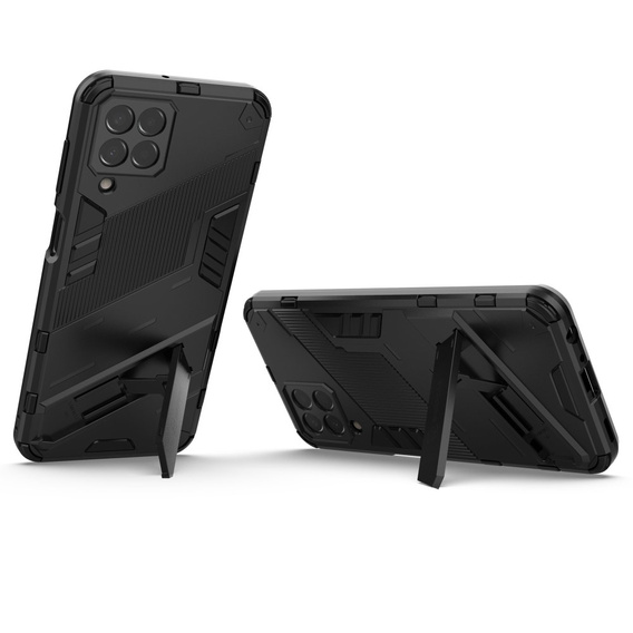 Puzdro pre Samsung Galaxy M33 5G, Military kickstand, čierne