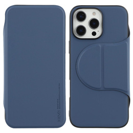 Puzdro X-LEVEL pre iPhone 16 Pro, Magnetic Card Holder, modré