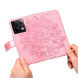 Klapkové puzdro pre Xiaomi Redmi Note 13 Pro 5G, Mandala, ružové rose gold