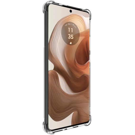 IMAK Obal na mobil pre Motorola Edge 50 Ultra, Dropproof, priehľadné