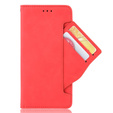 Klapkové puzdro pre Xiaomi Poco F4 GT, Card Slot, červené