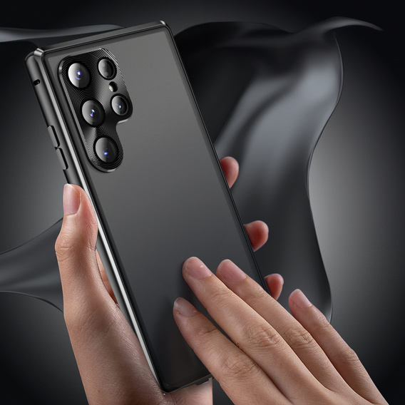 Puzdro pre Samsung Galaxy S25 Ultra, Privacy Dual Glass, čierne