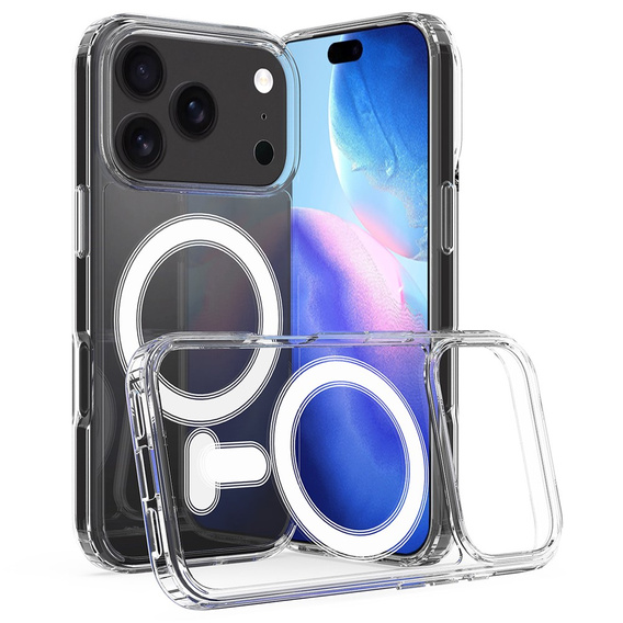 Magnetické puzdro TPU + akryl pre iPhone 17 Pro Max