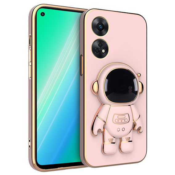 Obal na mobil pre Oppo Reno8 T, Astronaut, ružové