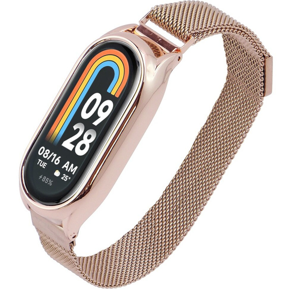 Oceľový milánsky náramok pre Xiaomi Smart Band 10 / 9 / 8