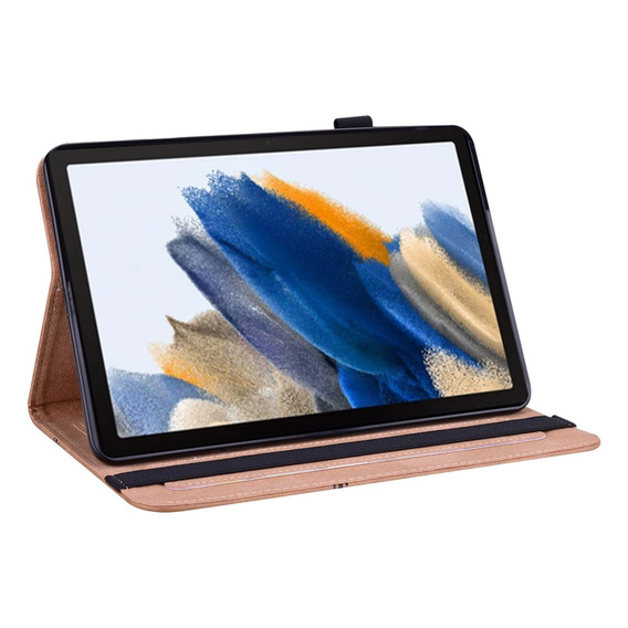 Puzdro pre Samsung Galaxy Tab A9+, Butterfly, hnedé