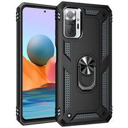 Pancierované obal na mobil pre Xiaomi Redmi Note 10 Pro, Nox Case Ring, čierne