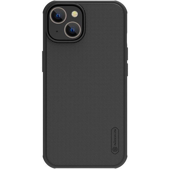 NILLKIN puzdro pre iPhone15 Plus, Frosted Shield, pre MagSafe, čierne