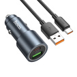 Hoco Z60 USB-A + USB-C 48 W nabíjačka do auta s káblom