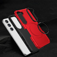 Obal na mobil pre Samsung Galaxy S23 Plus, Protective MagSafe, červené