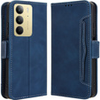 Klapkové puzdro pre Realme 14X / Realme C75, Card Slot, tmavomodré