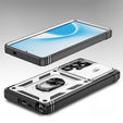 Puzdro pre Samsung Galaxy S25 Ultra, KickStand Camera Lens, biele