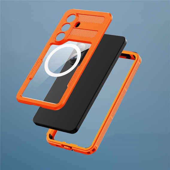 Vodotesné puzdro REDPEPPER pre Samsung Galaxy S26, oranžové