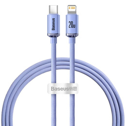 Kábel Baseus Crystal Shine USB-C na Lightning, 1,2 m, 20 W, pre zariadenia Apple (Lightning)