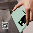 Flipové puzdro pre Samsung Galaxy S25 Edge, Smart View Wallet, zelený