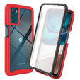 Puzdro pre Motorola Moto G42 4G, Shockproof, s fóliou, červené
