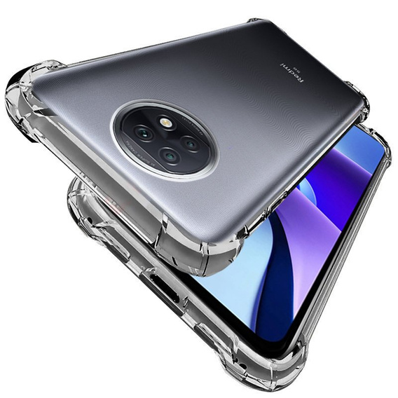 Obal na mobil pre Xiaomi Redmi Note 9T 5G, Dropproof, priehľadné