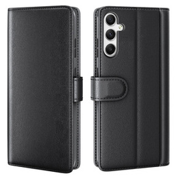 Flipové puzdro pre Samsung Galaxy A35 5G, Split Leather, čierne