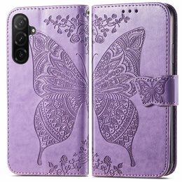 Klapkové puzdro pre Samsung Galaxy A26, Butterfly, fialové