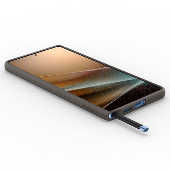 Spigen puzdro pre Samsung Galaxy S25 Ultra, Nano Pop MagSafe, sivé + tvrdené sklo 9H