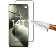 3D tvrdené sklo pre Xiaomi 14T, čierny rám