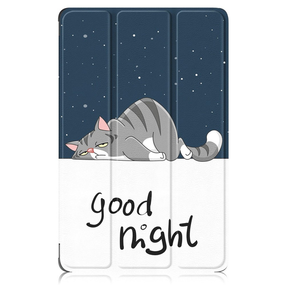 Puzdro pre Lenovo Tab P11 Pro Gen 2 TB132FU TB132XU 11.2", s chlopňou, sleeping cat