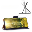 Klapkové puzdro pre Samsung Galaxy A54 5G, Wallet Litchi Magnet, tmavomodré