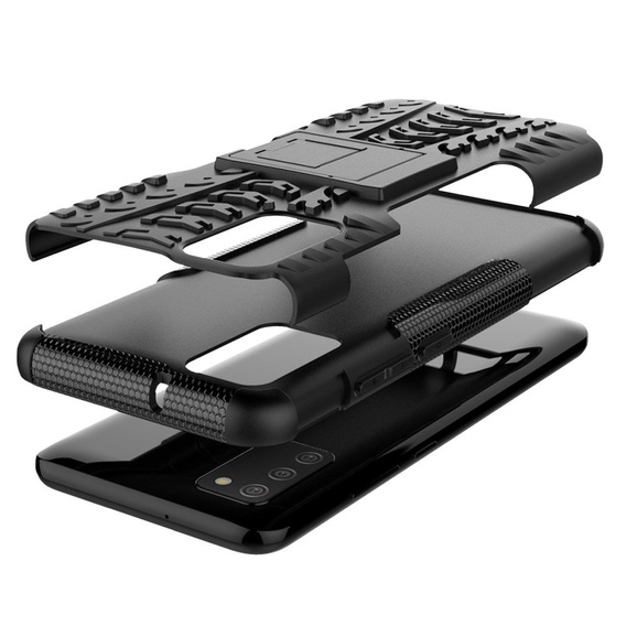 Obal na mobil pre Samsung Galaxy A02s, Tire Armor, čierne