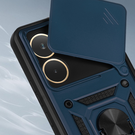 Obal na mobil pre Oppo A5 Pro 5G, CamShield Slide, modré