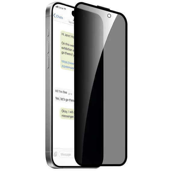 IMAK Privacy Tempered Glass pre iPhone 16