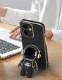 Obal na mobil pre Oppo Reno 13F / Oppo Reno 13FS, Astronaut, čierne