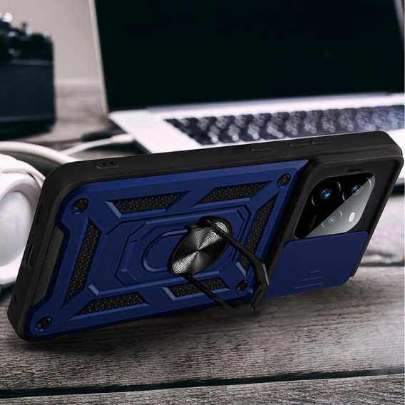 Obal na mobil pre Realme GT 7 Pro, CamShield Slide, modré