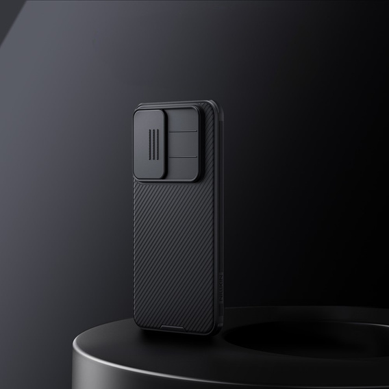 Puzdro Nillkin pre Samsung Galaxy A56, CamShield Pro MagSafe, čierne