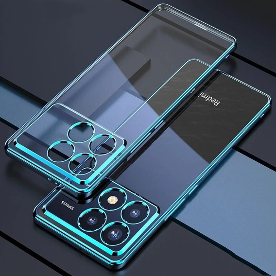 Puzdro pre Xiaomi Poco F6 Pro, Frame Case, modré