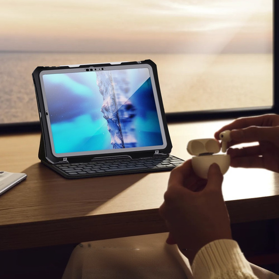 Vodotesné puzdro SHELLBOX IP68 pre Apple iPad Pro 11“ 5. generácie 2024, čierne
