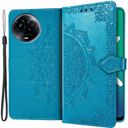 Klapkové puzdro pre Realme 11 5G, Mandala, modré