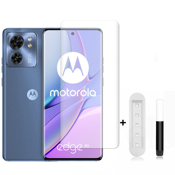 UV tvrdené sklo pre Motorola Edge 40
