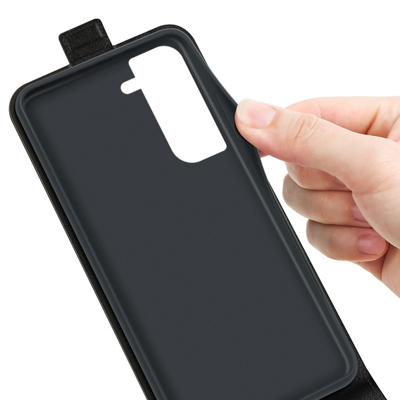 Klapkové puzdro pre Samsung Galaxy S23, Flip, čierne