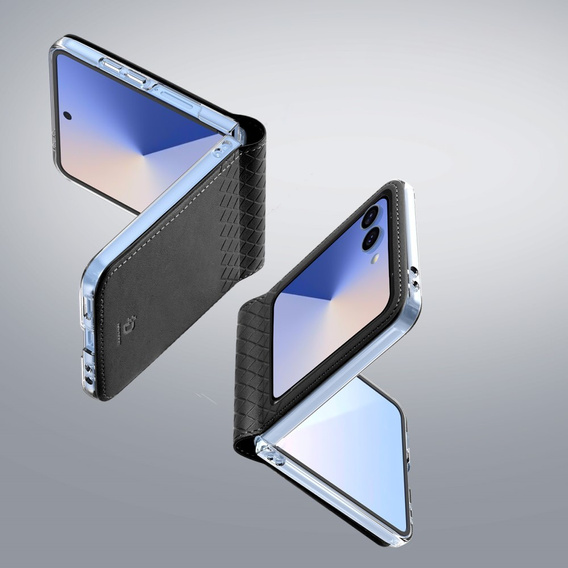 Puzdro Dux Ducis pre Samsung Galaxy Z Flip7 5G, Bril, čierne