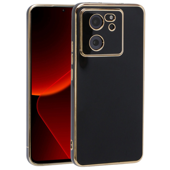 Puzdro pre Xiaomi 13T / 13T Pro, Glamour CamShield, čierne