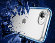 Puzdro pre iPhone 16E, Erbord Dropproof, priehľadné + sklo
