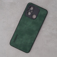 Obal na mobil pre Xiaomi Redmi 12C, ERBORD Business, s držiakom do auta, zelený