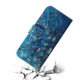 Klapkové puzdro pre Huawei P30 Lite, Wallet, tree, modré
